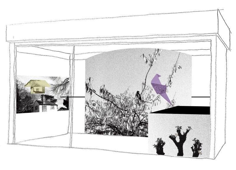 Solitude No. 5 - a Digital Graphics and Cartoon by Bing-Chi Wu